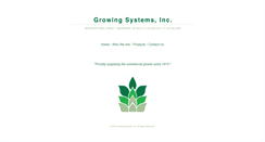 Desktop Screenshot of growingsystemsinc.com